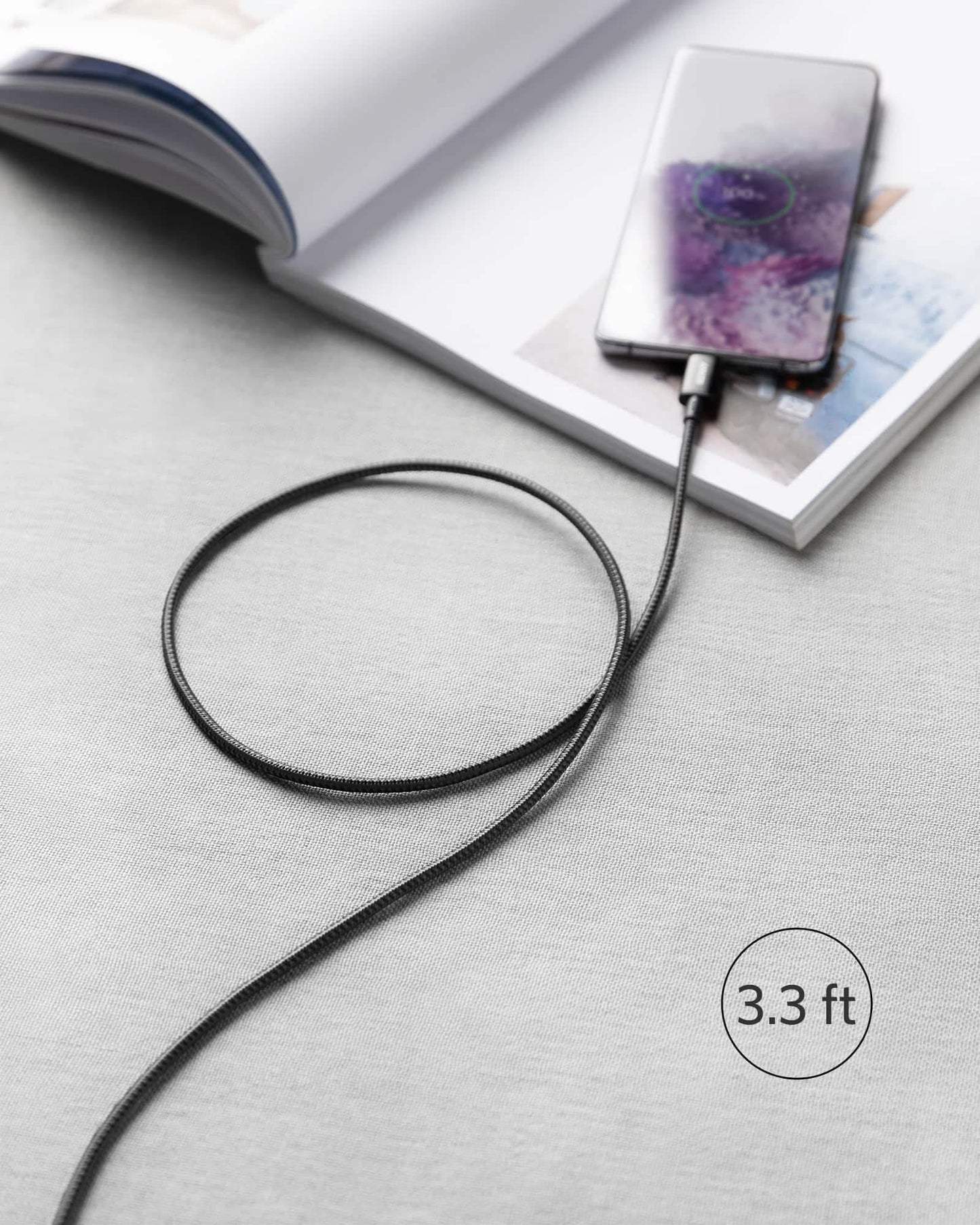 Anker <b>333</b> USB-C to USB-C Cable (3.3ft Nylon, 2-Pack) Gift