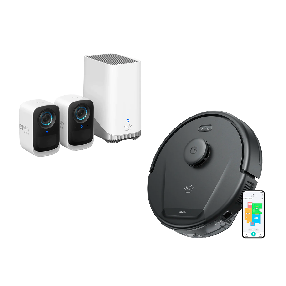 eufyCam S300 (eufyCam 3C)+eufy Clean L60