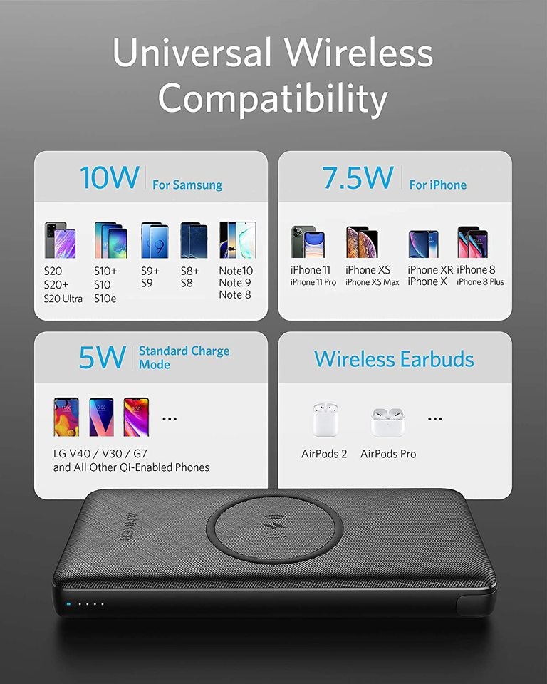 Refurbished Anker <b>533</b> Wireless Power Bank (PowerCore 10K)