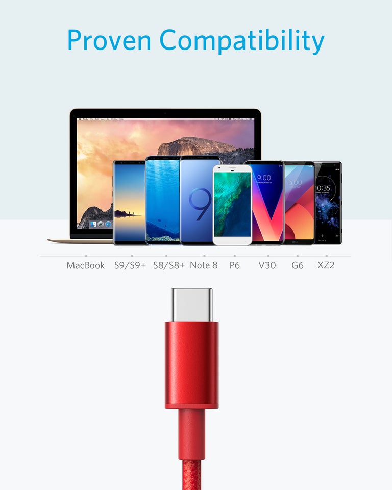 Anker Premium Double-Braided Nylon USB-C to USB-A Cable