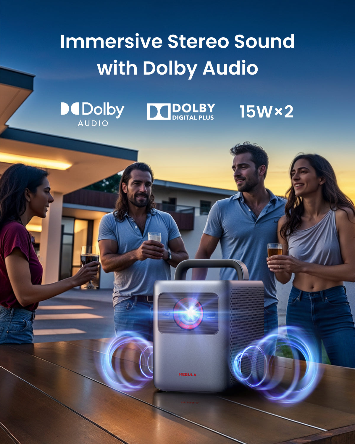 Cosmos 4K SE | Dolby Vison Projector with Google TV (Lightning Deals)