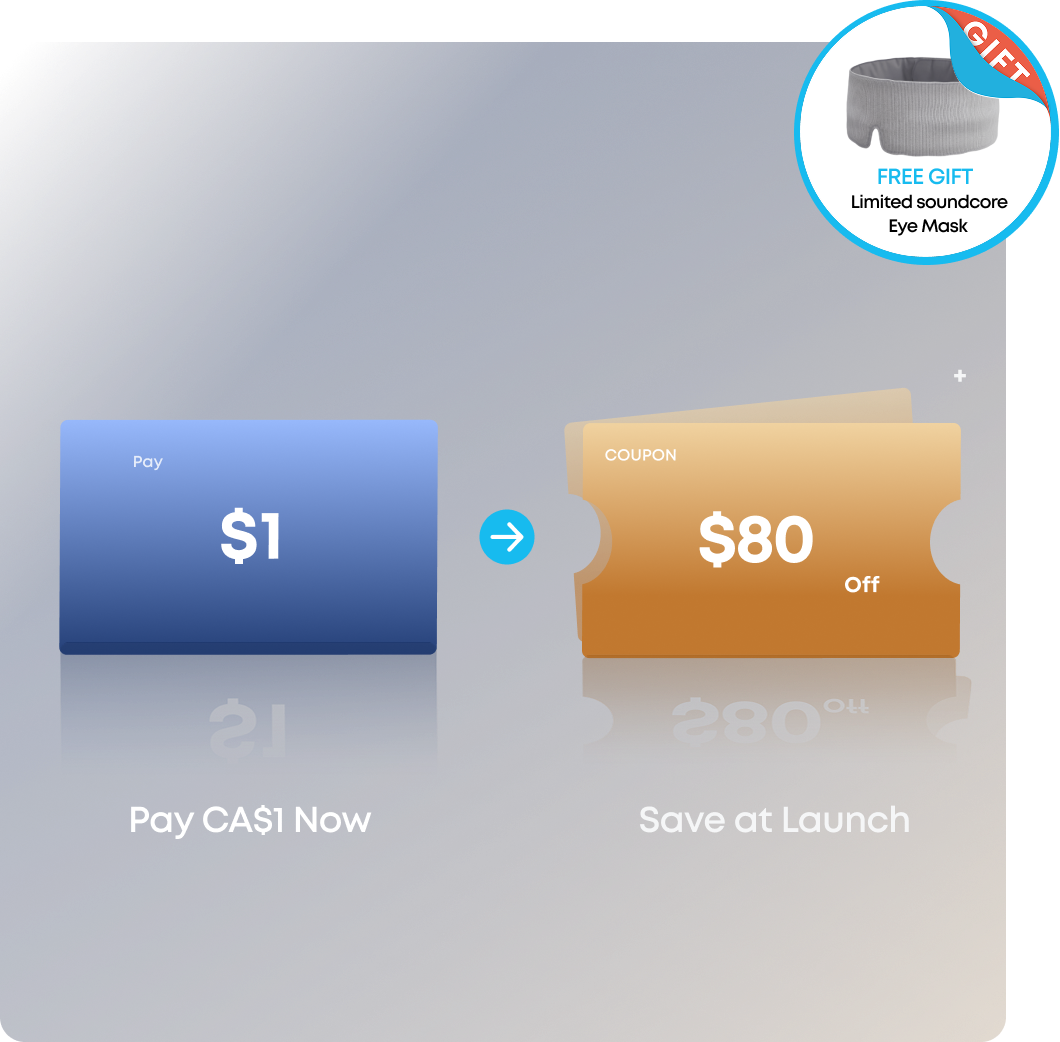 VIP Exclusive Perks: Anker soundcore Sleep Earbuds 4 Pay CA$1, Save CA$50 + Free Gift