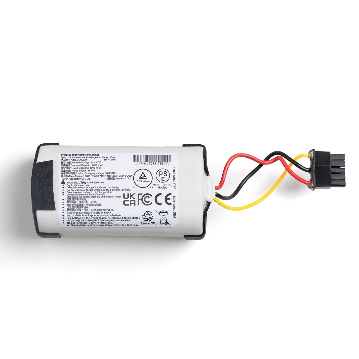 Replacement Battery for Robot Vacuum, Compatible with L50, L60, L50 with Self-Empty Station