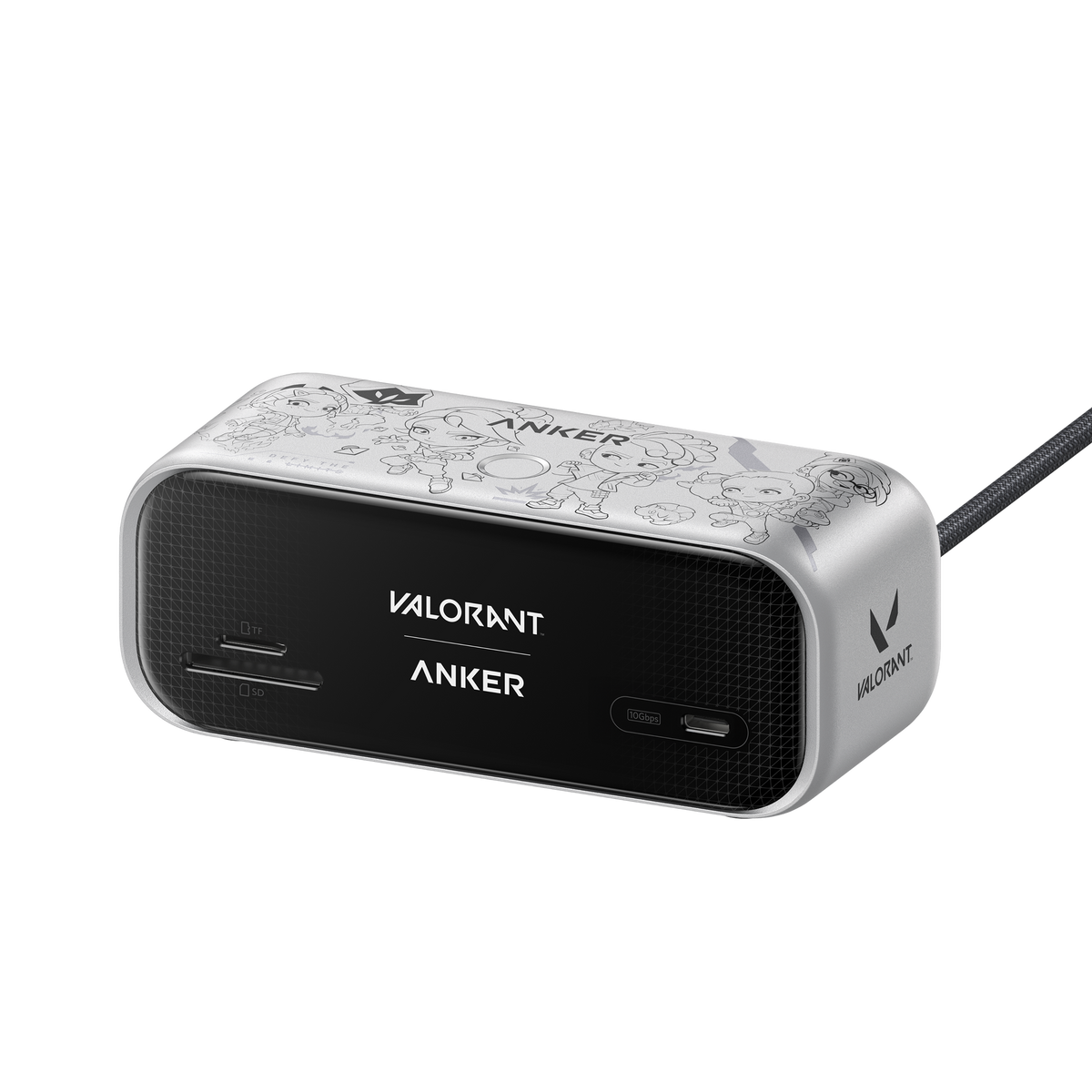 Anker x VALORANT 10-in-1 Hub (Dual 4K,Smart Display)