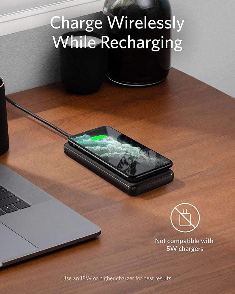 Refurbished Anker <b>533</b> Wireless Power Bank (PowerCore 10K)