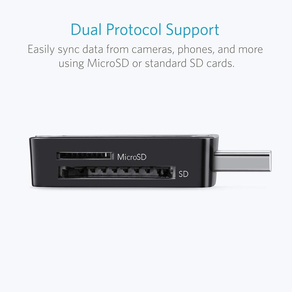 Anker 2-in-1 USB 3.0 Portable Card Reader