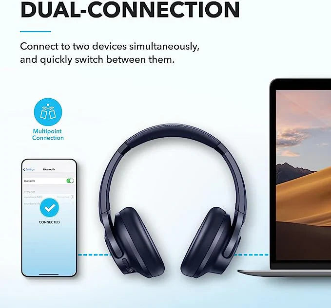 Q20i | Hybrid Active Noise Cancelling Headphones
