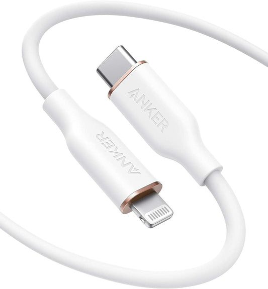 Anker <b>641</b> USB-C to Lightning Cable (Flow, 6 ft Silicone)