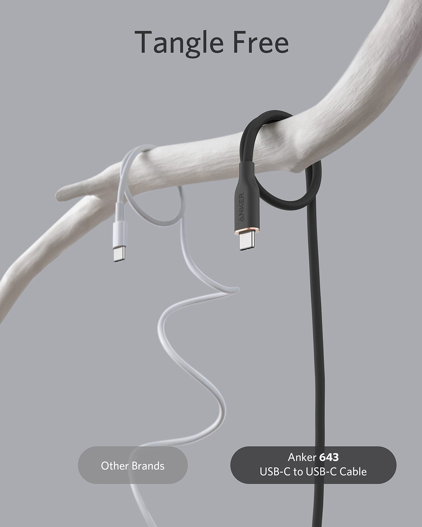 Anker <b>643</b> USB-C to USB-C Cable (Flow, Silicone) Gift