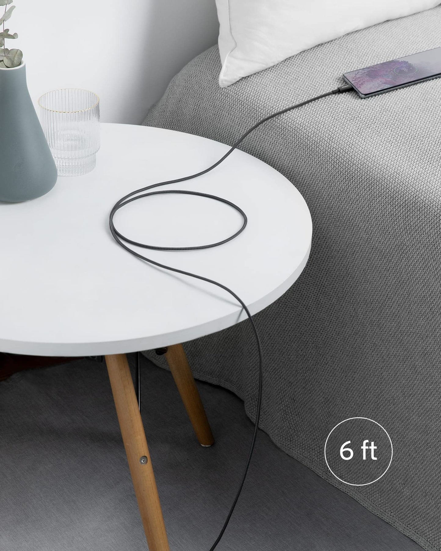 Anker 333 USB-C to USB-C Cable (6ft Nylon, 2-Pack)
