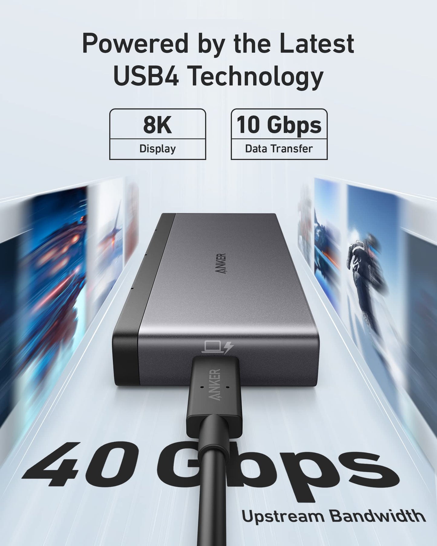 Refurbished Anker <b>556</b> USB-C Hub (8-in-1, USB4)