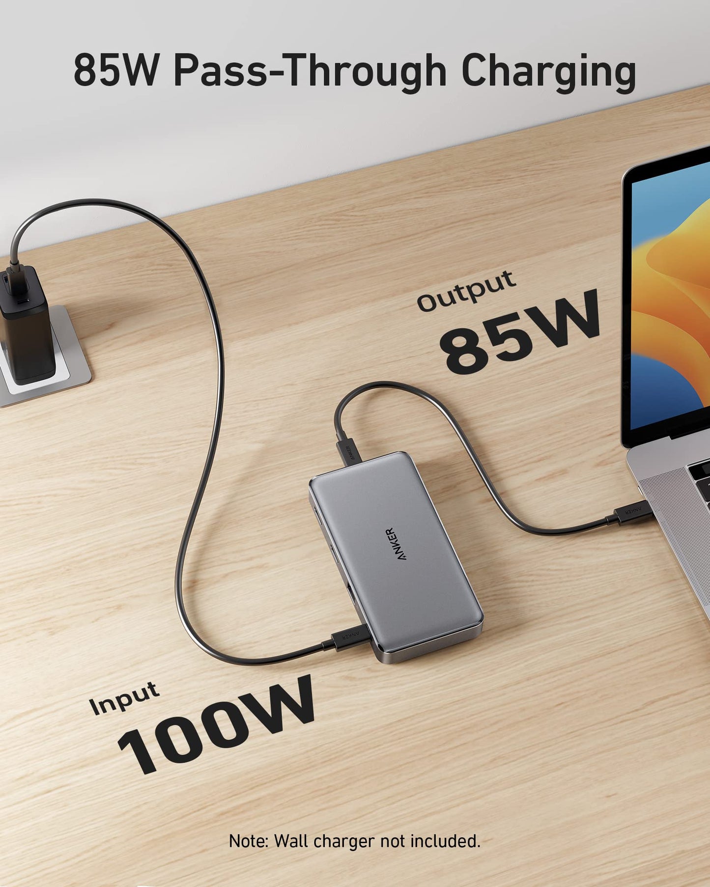 Refurbished Anker <b>563</b> USB-C Hub (10-in-1, Dual 4K HDMI, For MacBook)