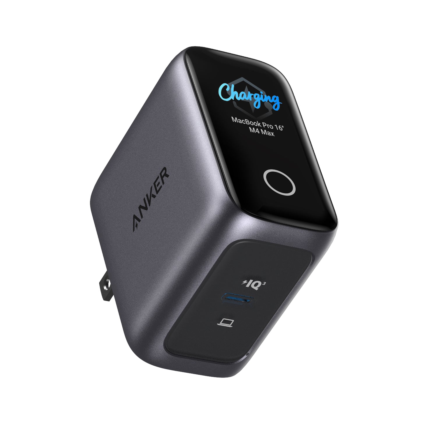 Anker 100W USB-C GaN Charger (Battery Care and Smart Display)