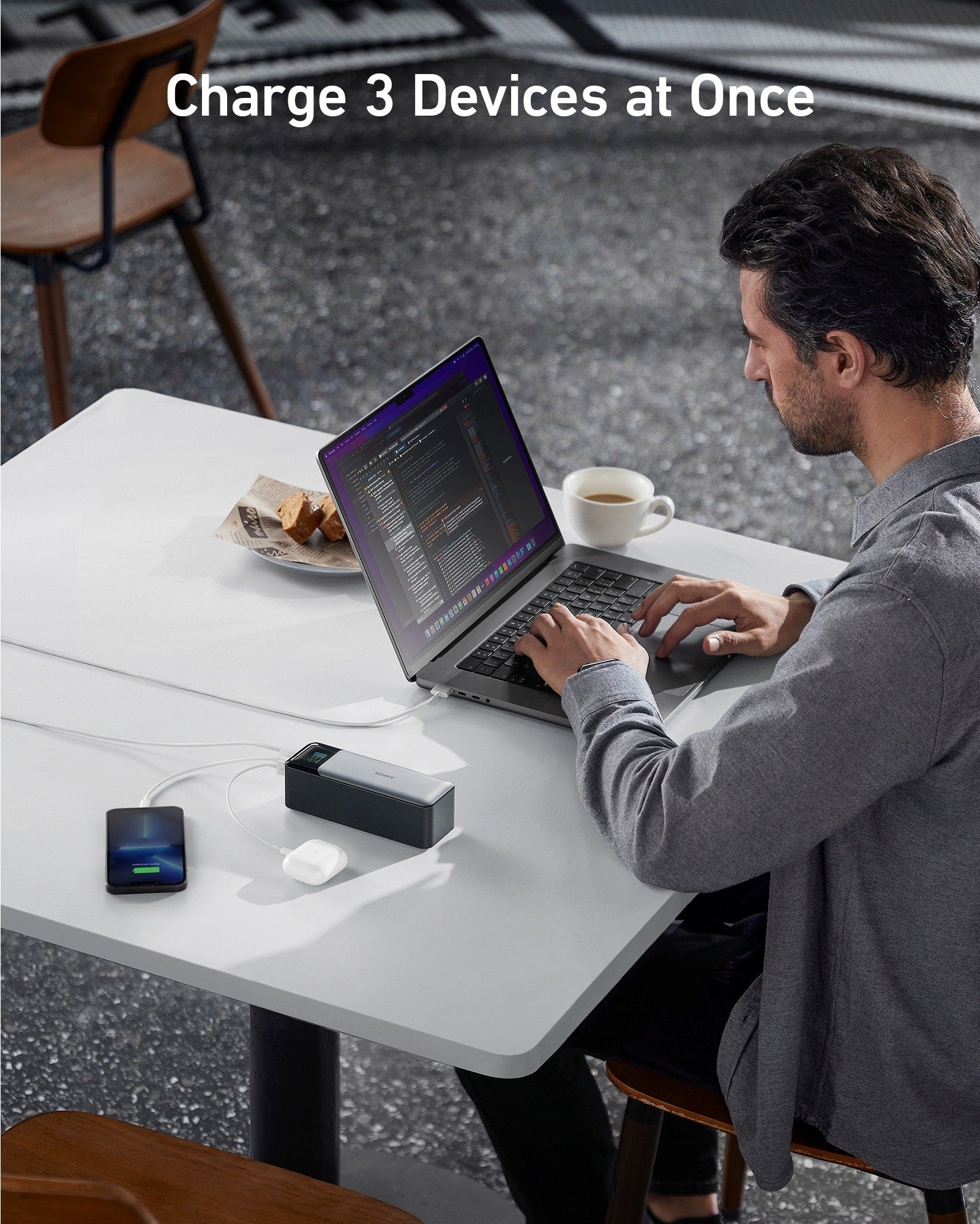 Anker 737 USB-C Power Bank Portable Charger 24000mah