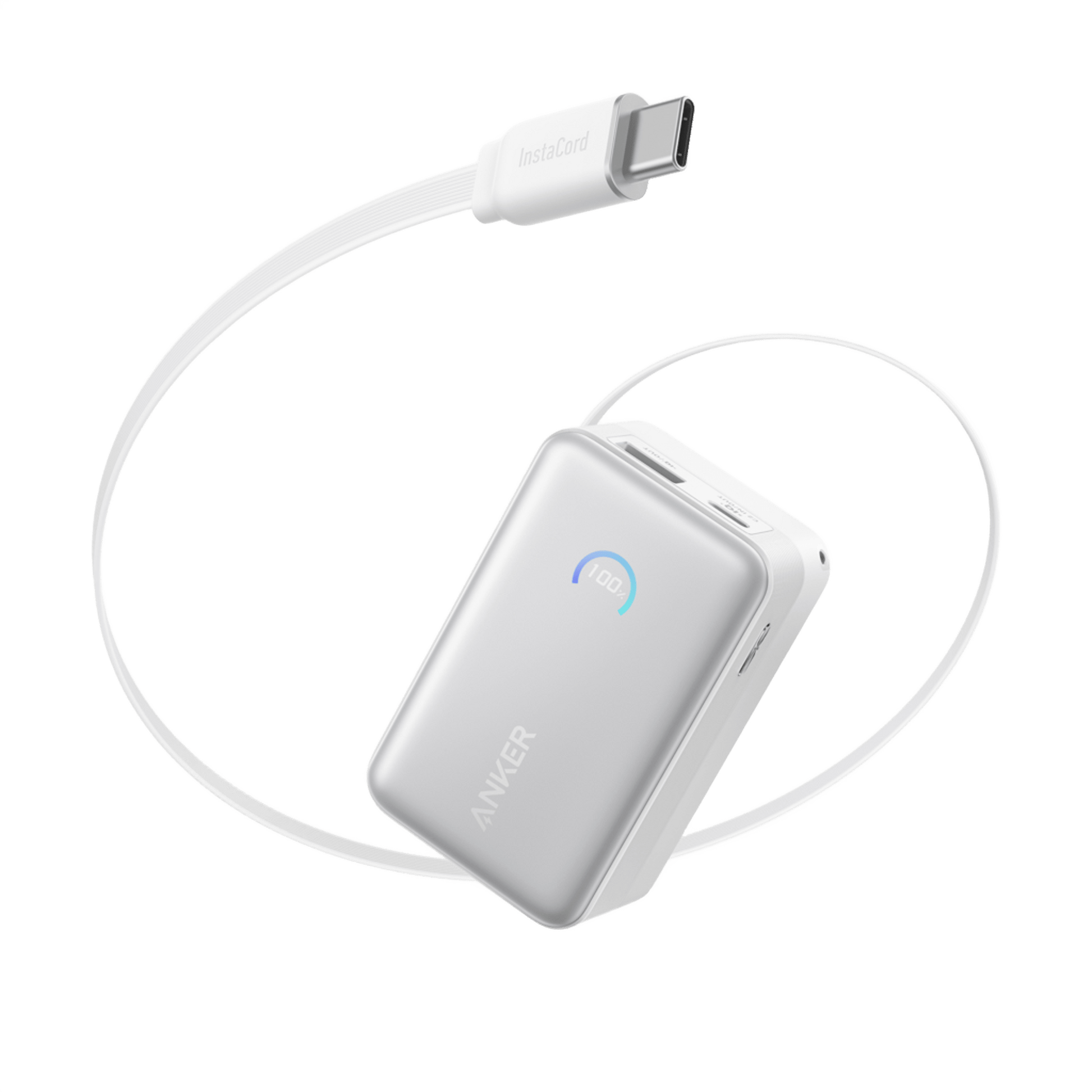 Anker Nano Portable Charger 45W USB-C cable