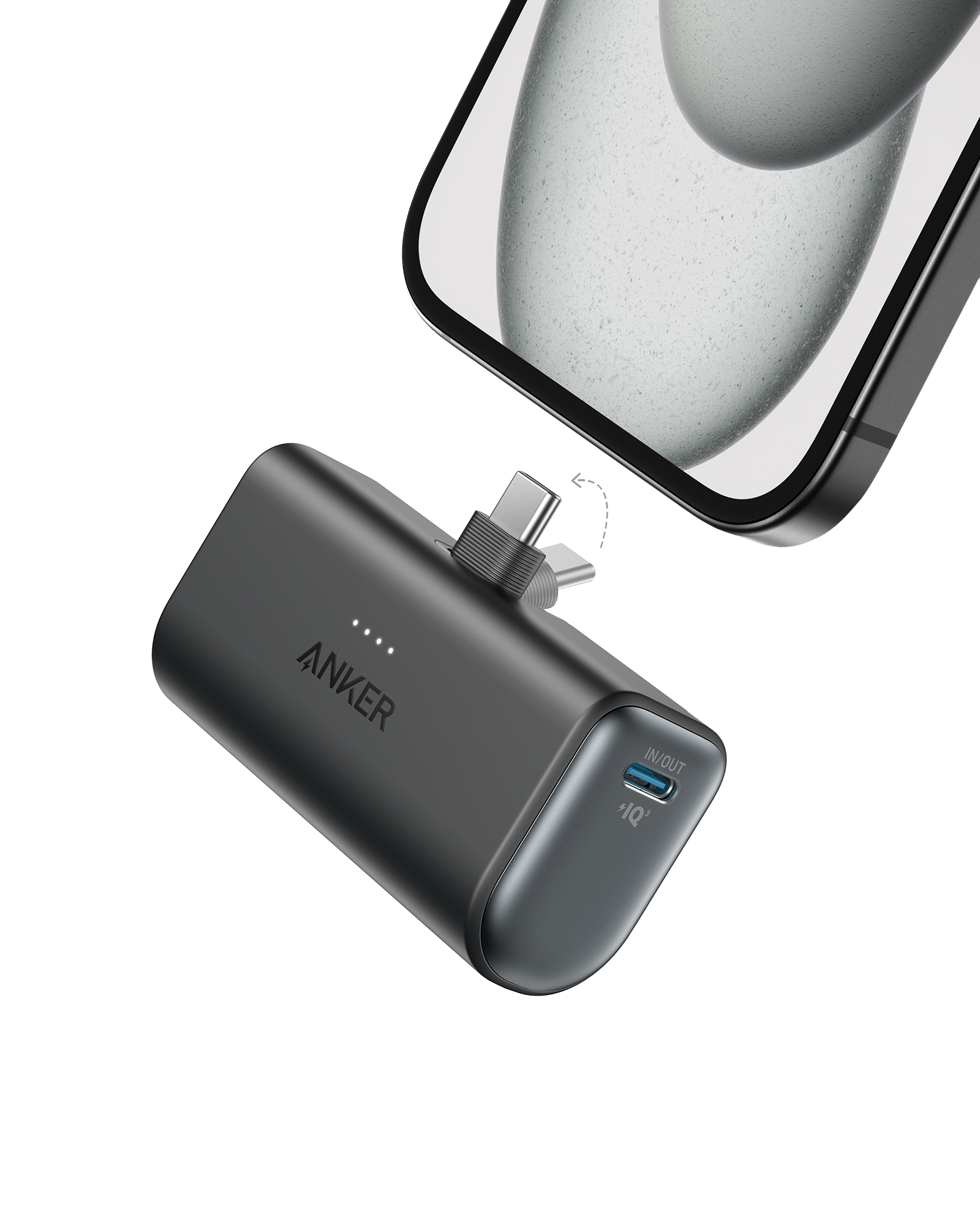 Anker Nano power bank 5000mAh with built-in USB-C cable