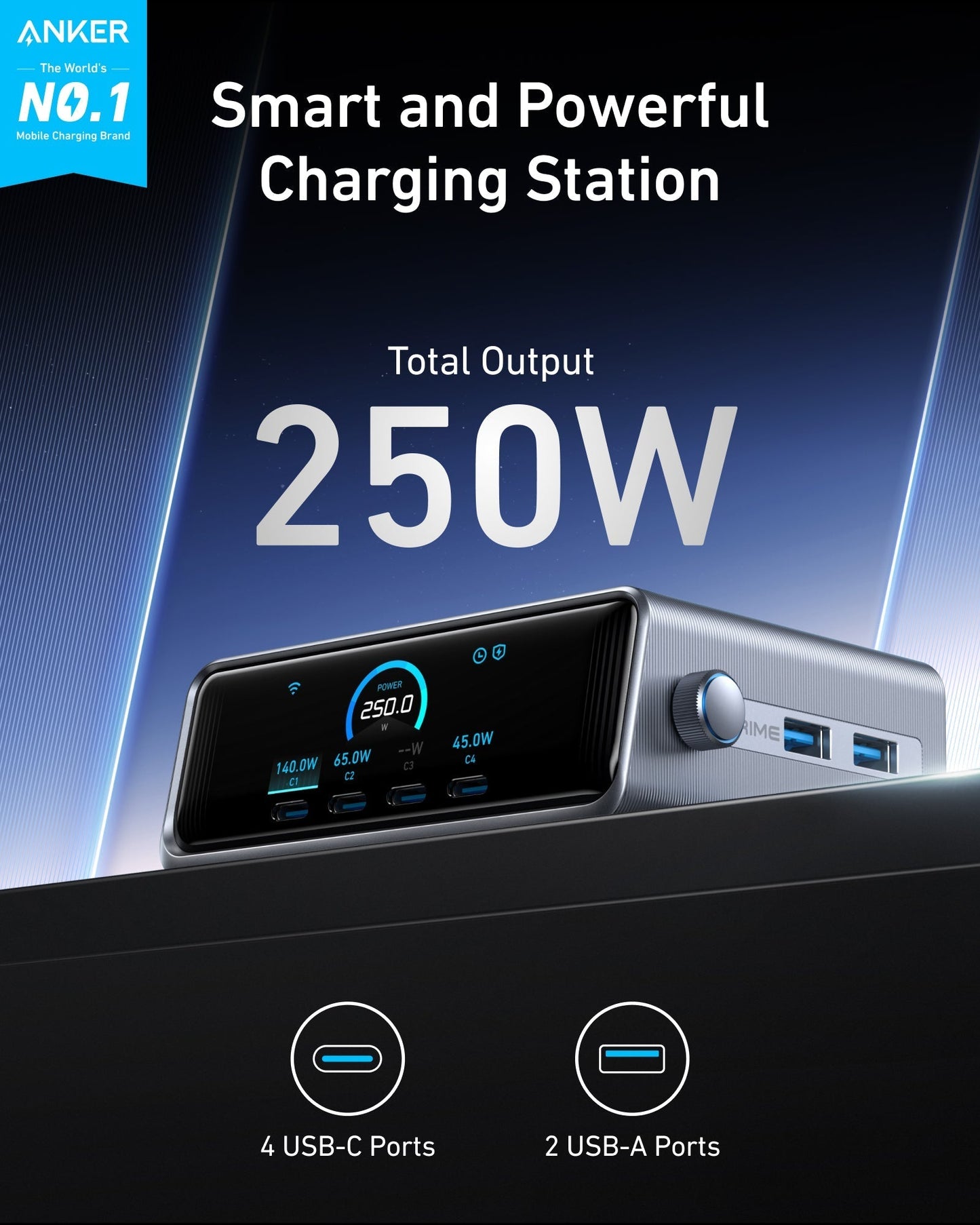 anker prime 250W charging station of Apple devices
