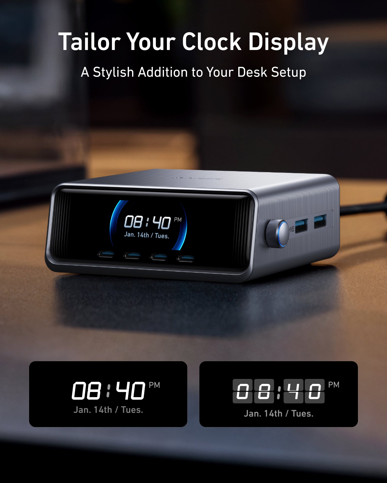 anker prime 250W charging station with LCD display for Apple
