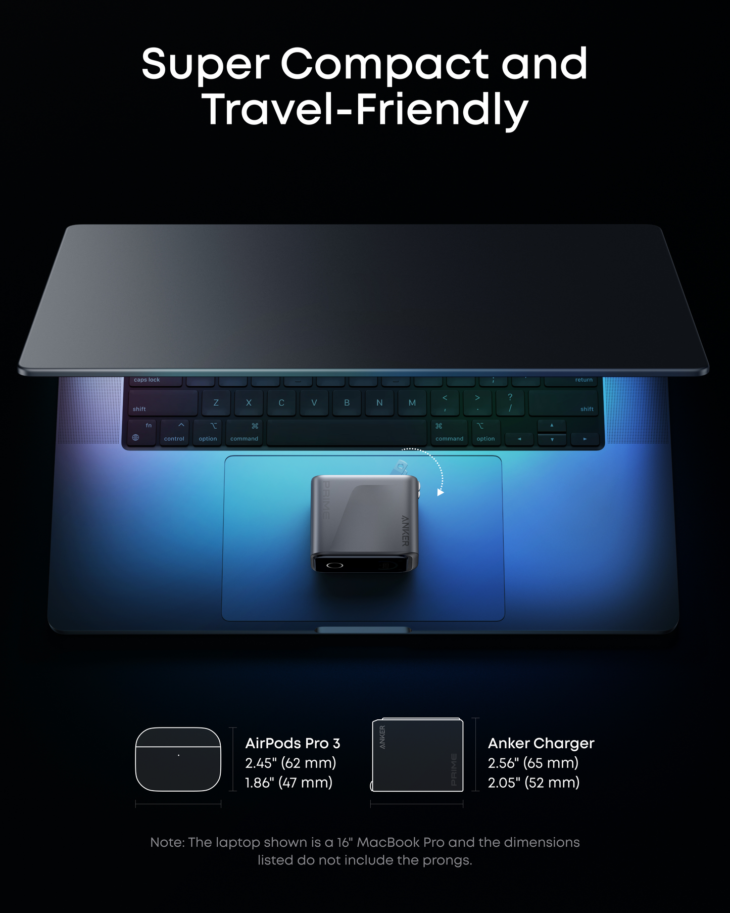 Workspace Power Set | Anker Prime Charger (160W, 3 Ports) with USB-C Cable
