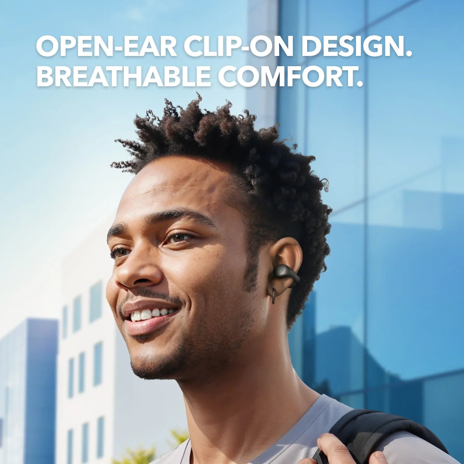 Soundcore C40i clip-on earbuds for joggers