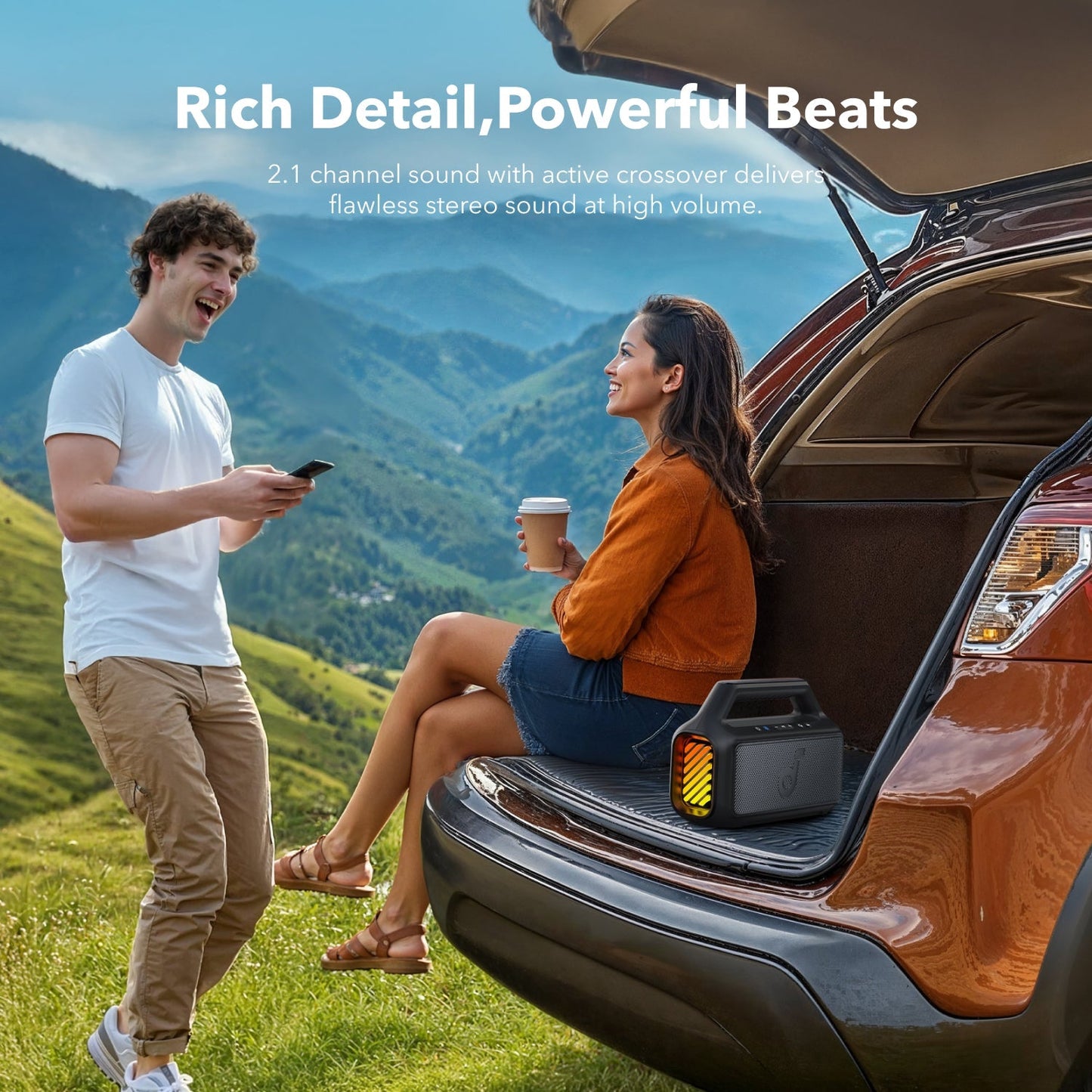 Soundcore Boom 2 weatherproof outdoor speaker system​