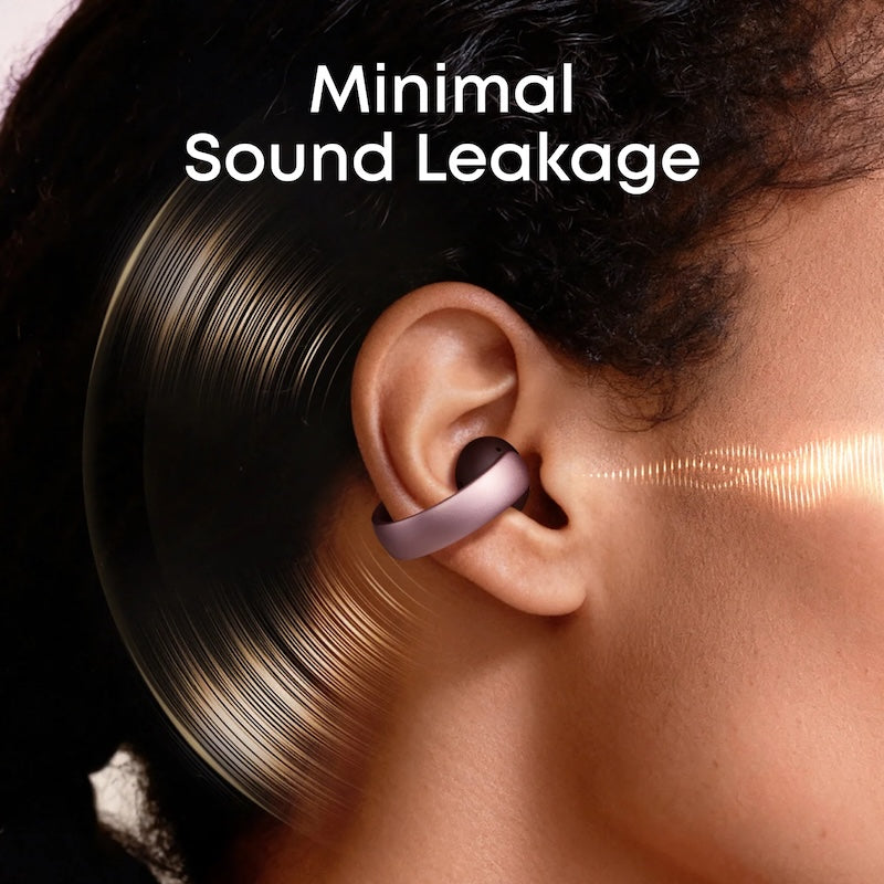 AeroClip |  Open-Ear Clip-On Earbuds with Adaptive Comfort (Lighting Deals)