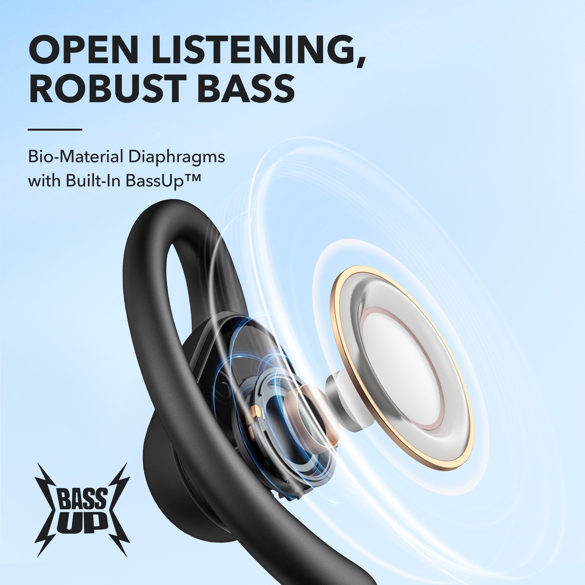 Soundcore V30i open-ear sport headphones for joggers