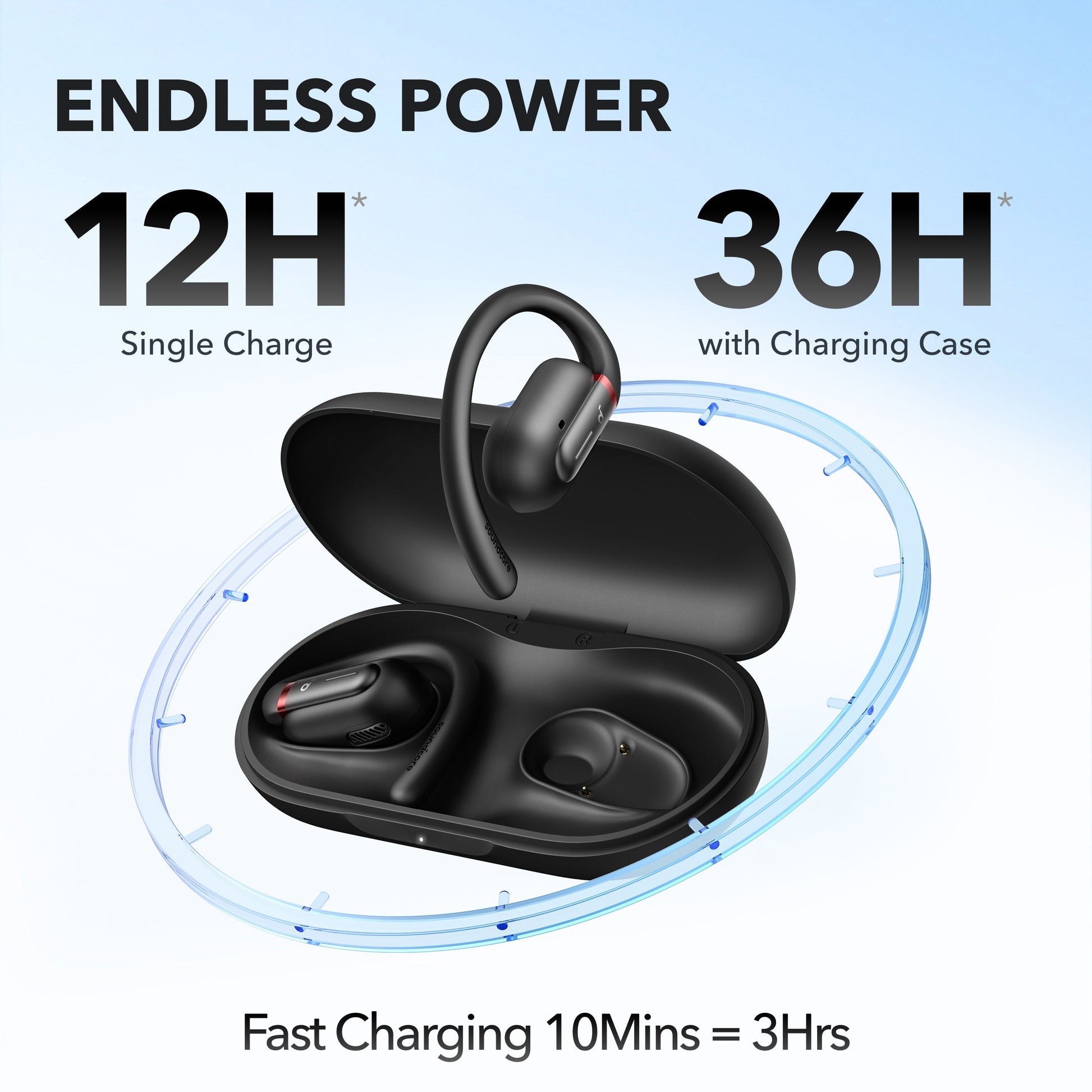 Soundcore V30i best open-ear jogging headphones