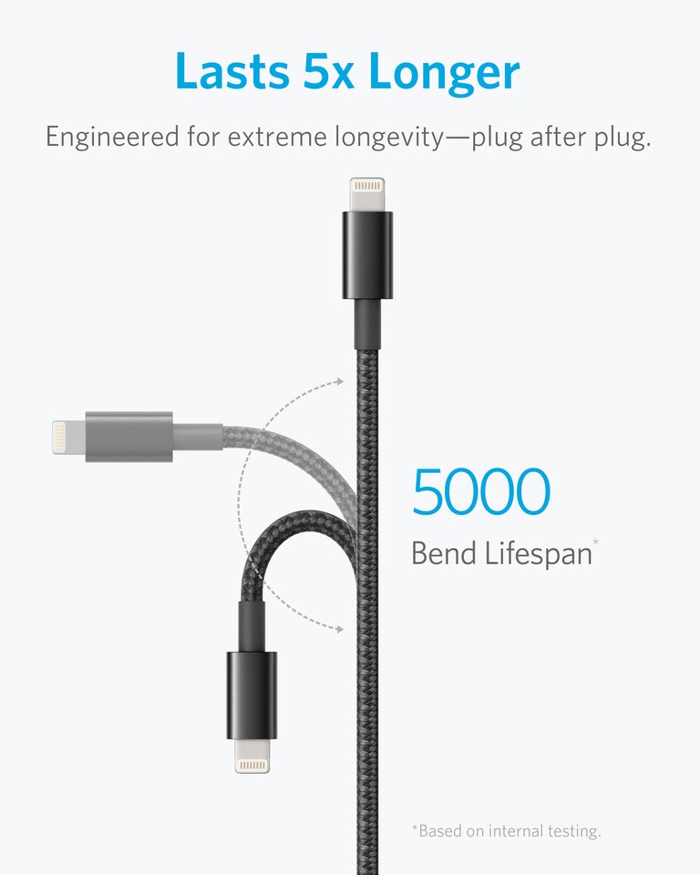 Anker Premium Nylon Lightning Cable (2-Pack)