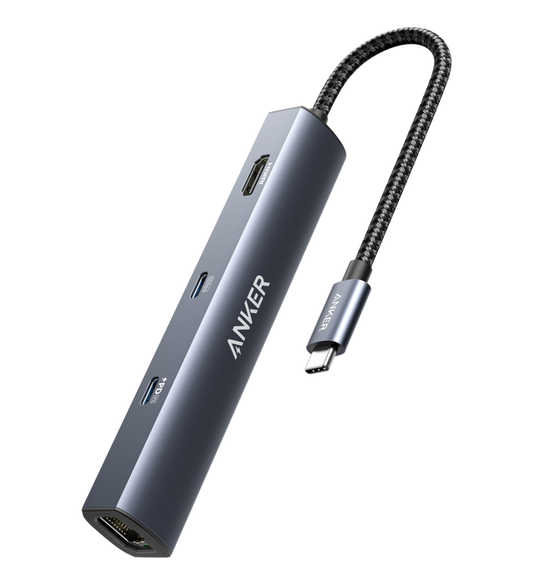 Anker <b>543</b> USB-C Hub (6-in-1, Slim)