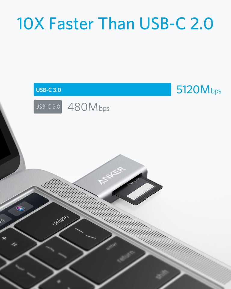 Anker USB-C 2-in-1 Card Reader