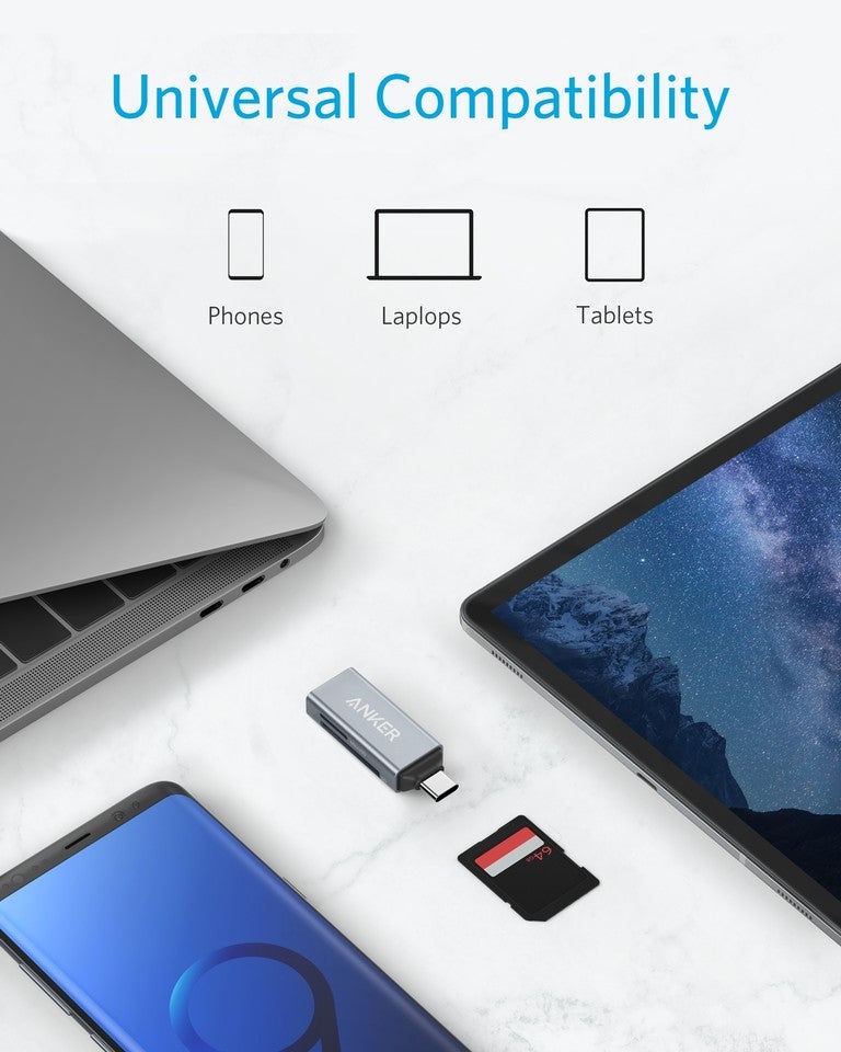 Anker USB-C 2-in-1 Card Reader