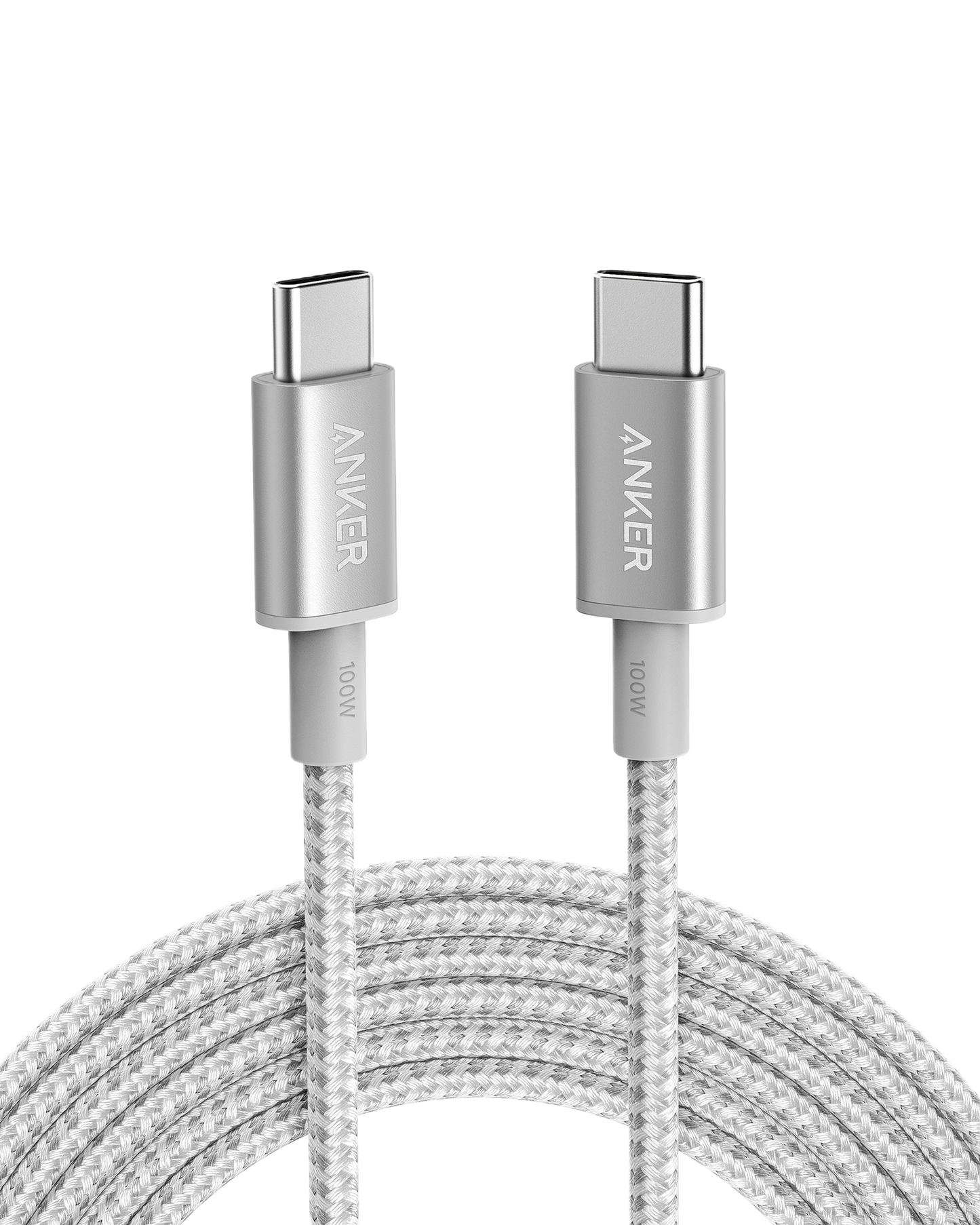 New Nylon USB-C to USB-C 100W Cable (10 ft)