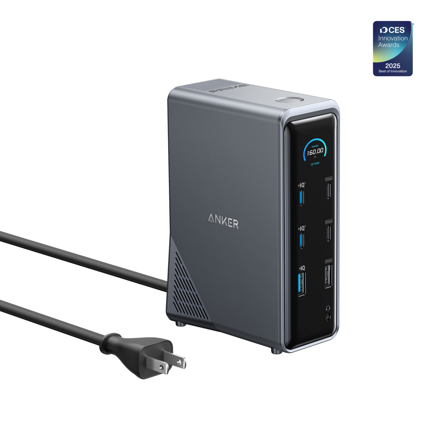 Anker Prime Charging Docking Station (14-in-1, Dual Display, 160W)