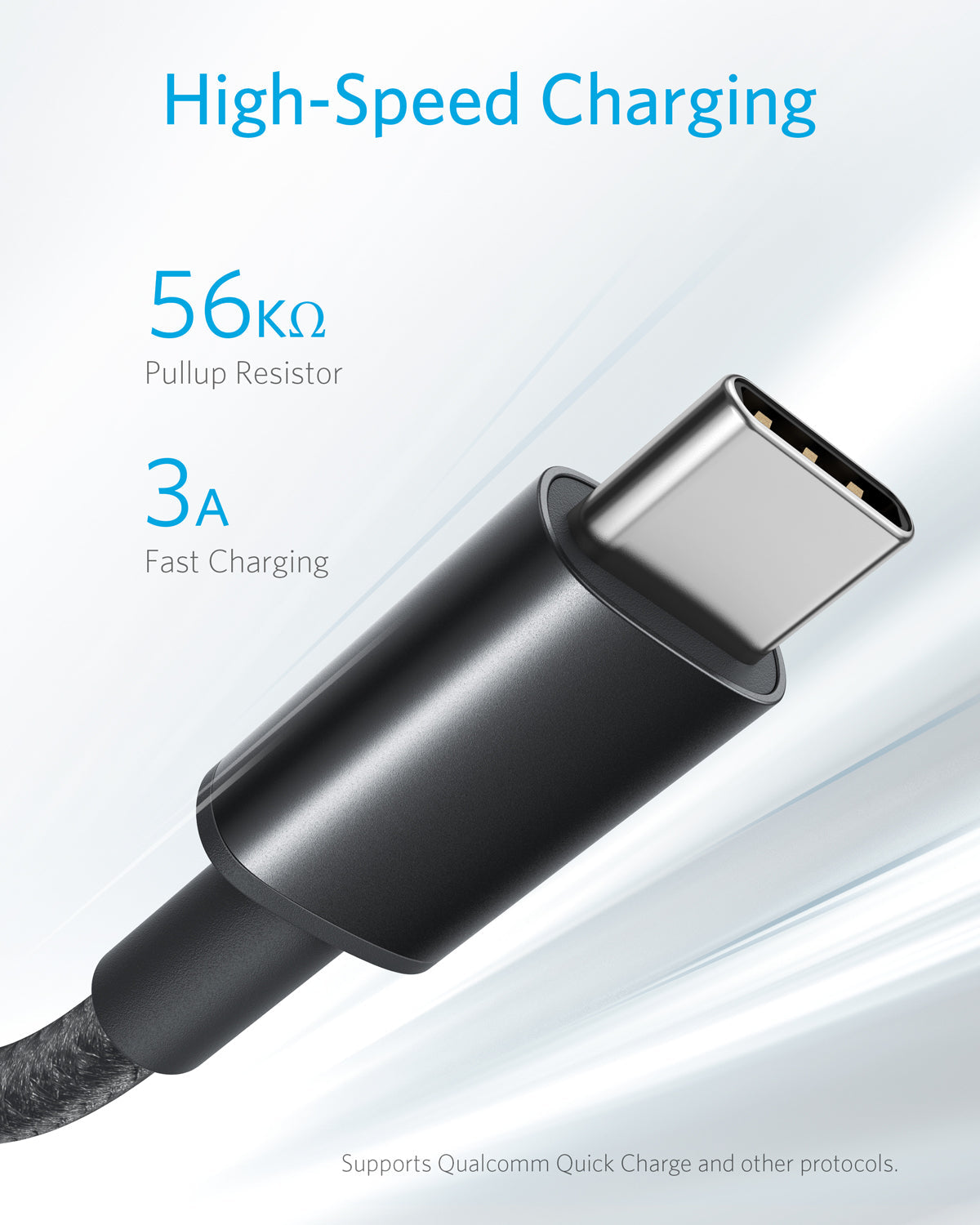 Anker Premium Double-Braided Nylon USB-C to USB-A Cable