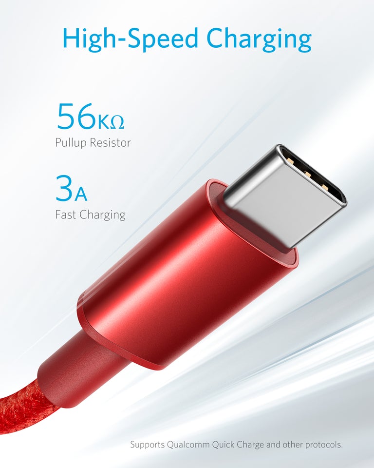 Anker Premium Double-Braided Nylon USB-C to USB-A Cable