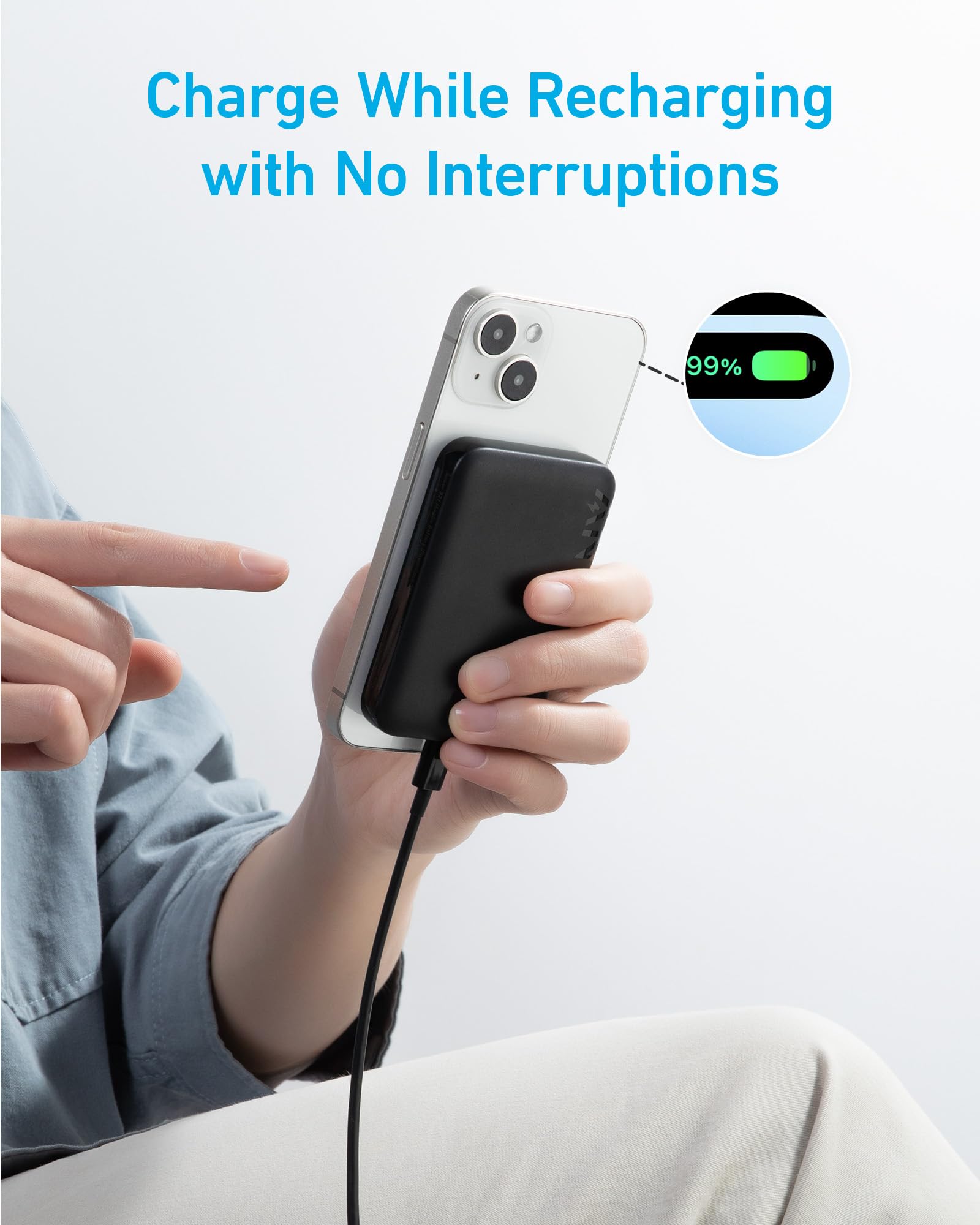Anker 321 MagGo Battery 5000mAh magnetic power bank