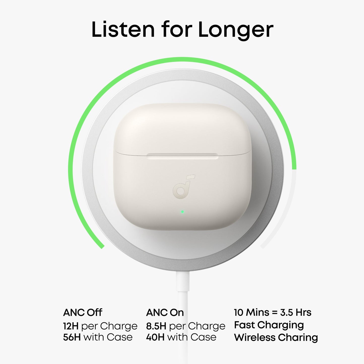 soundcore P42i | Adaptive ANC & Hi-Res Audio Earbuds