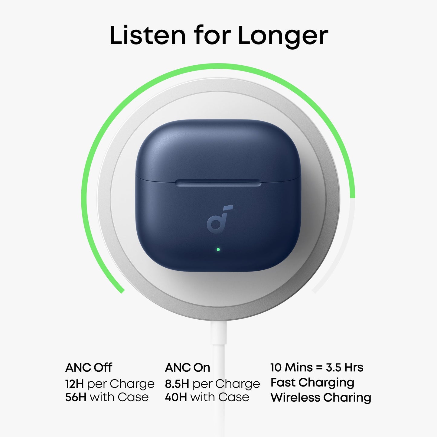 soundcore P42i | Adaptive ANC & Hi-Res Audio Earbuds