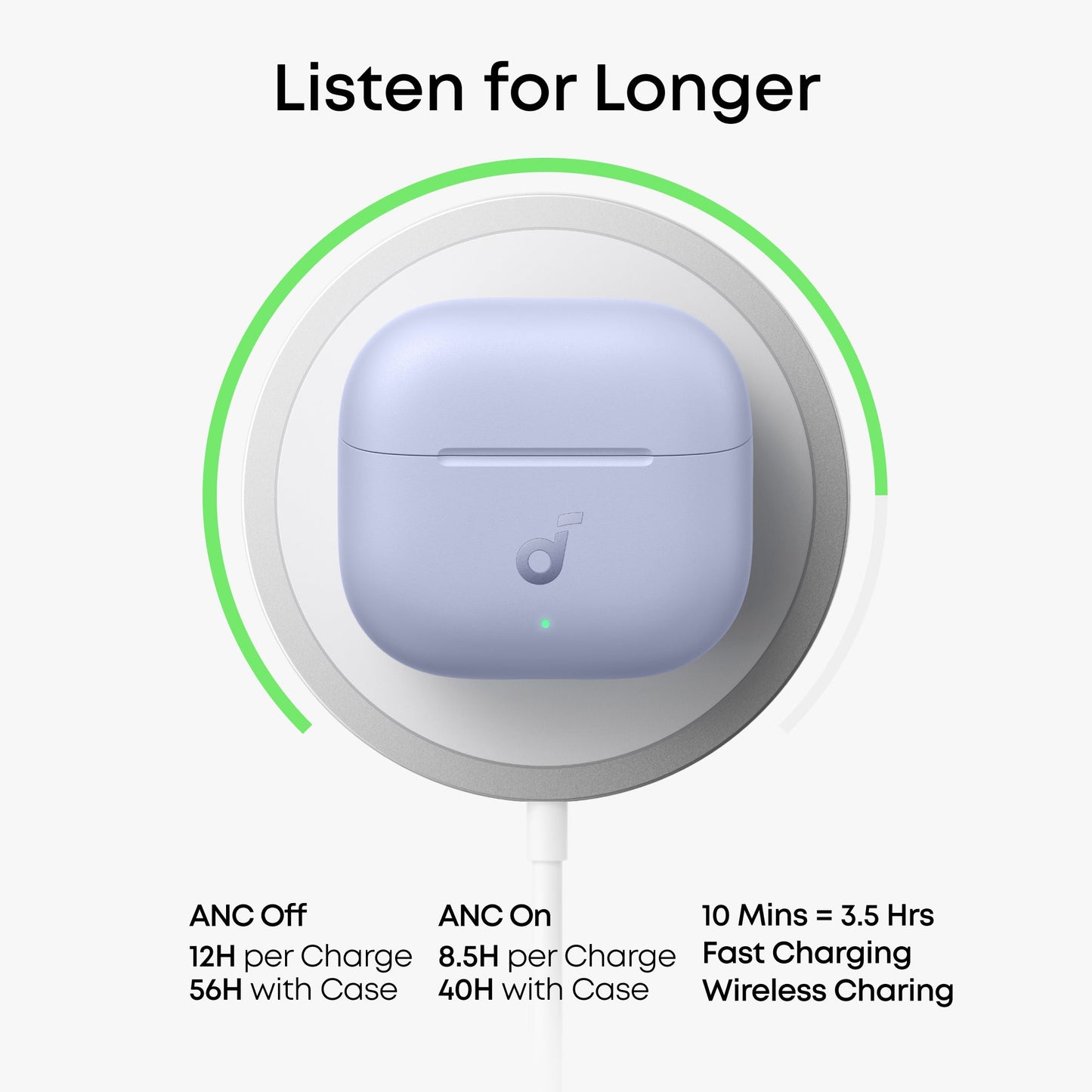 soundcore P42i | Adaptive ANC & Hi-Res Audio Earbuds