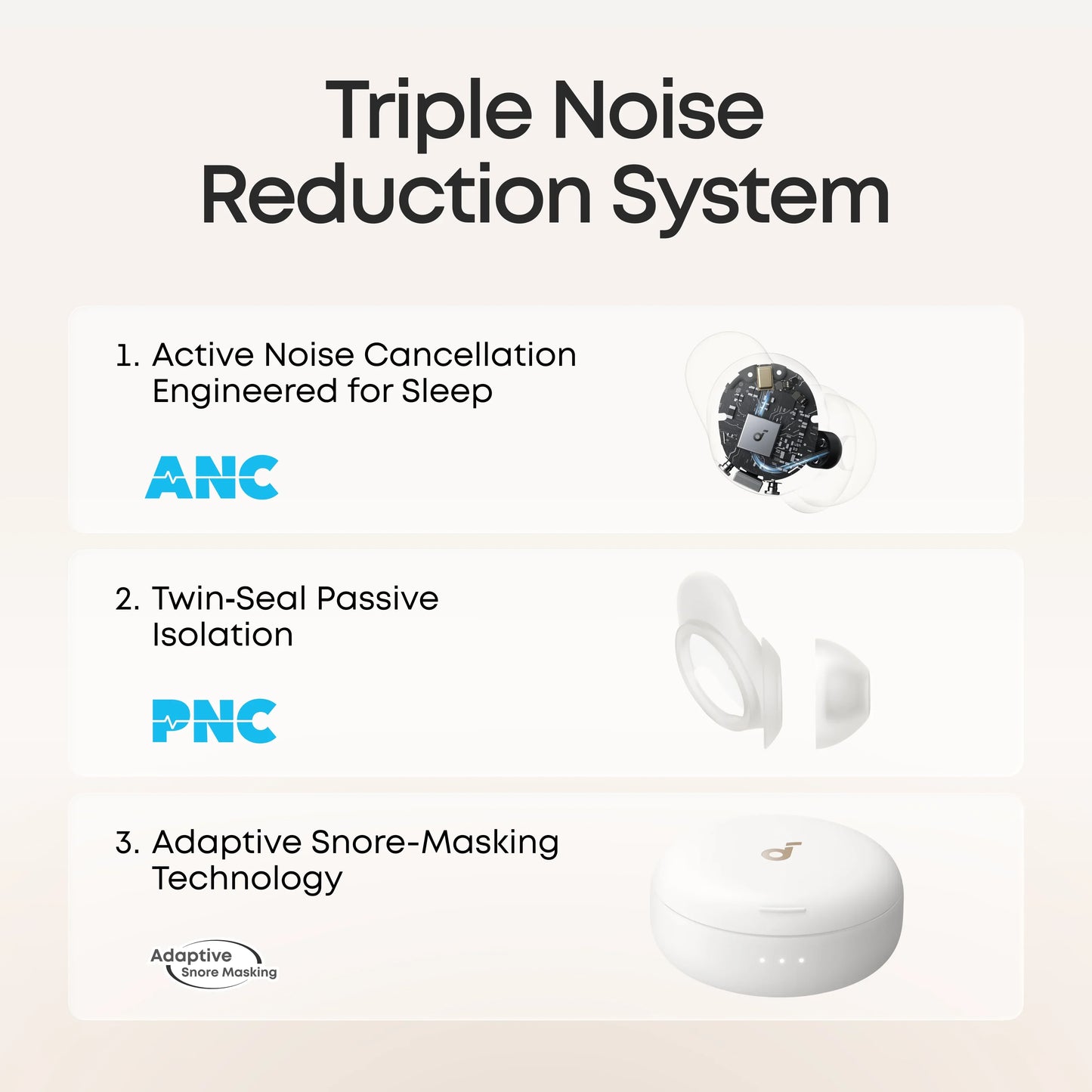 soundcore Sleep A30 Special / Sleep A30 | The World's First Smart ANC Sleep Earbuds