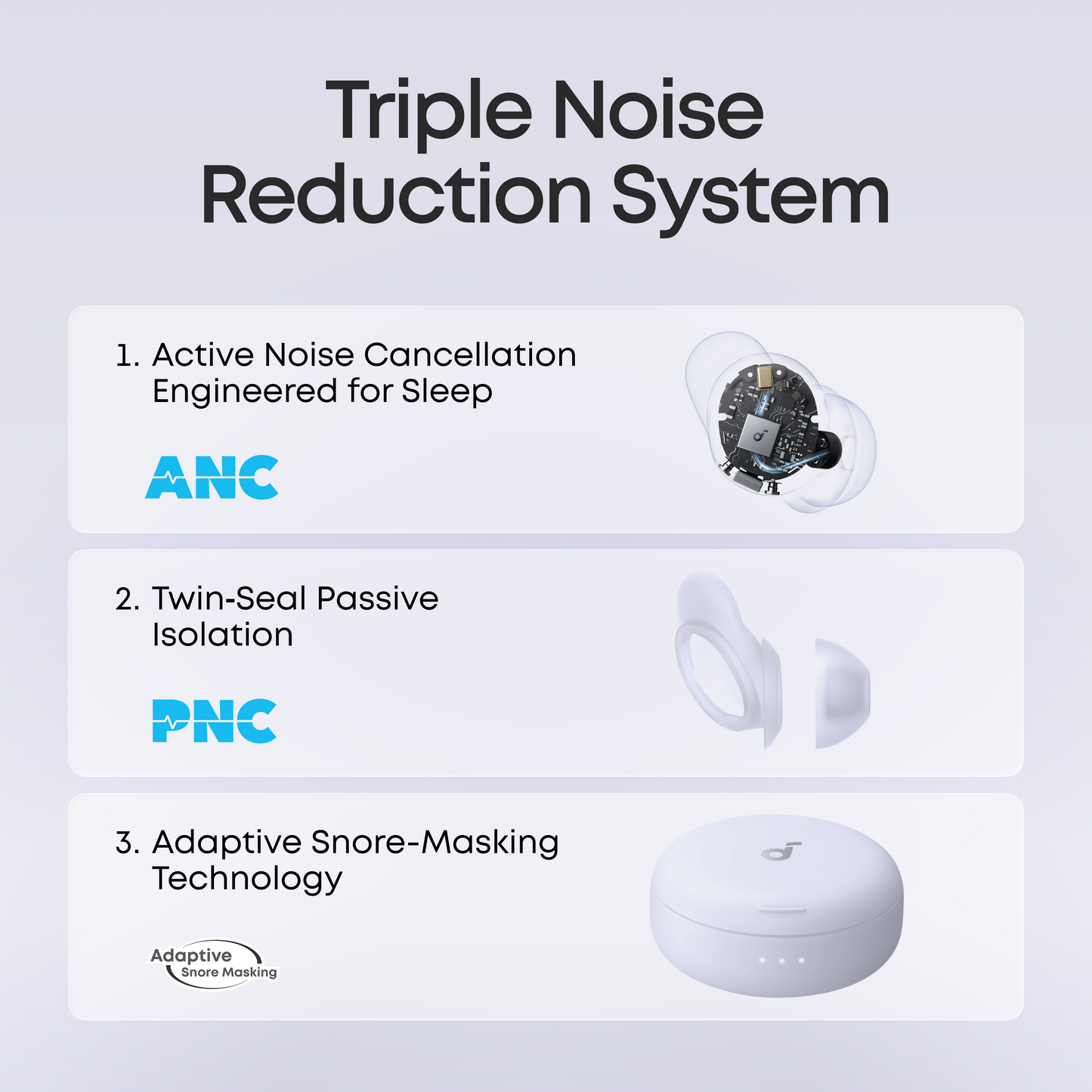 soundcore Sleep A30 Special / Sleep A30 | The World's First Smart ANC Sleep Earbuds
