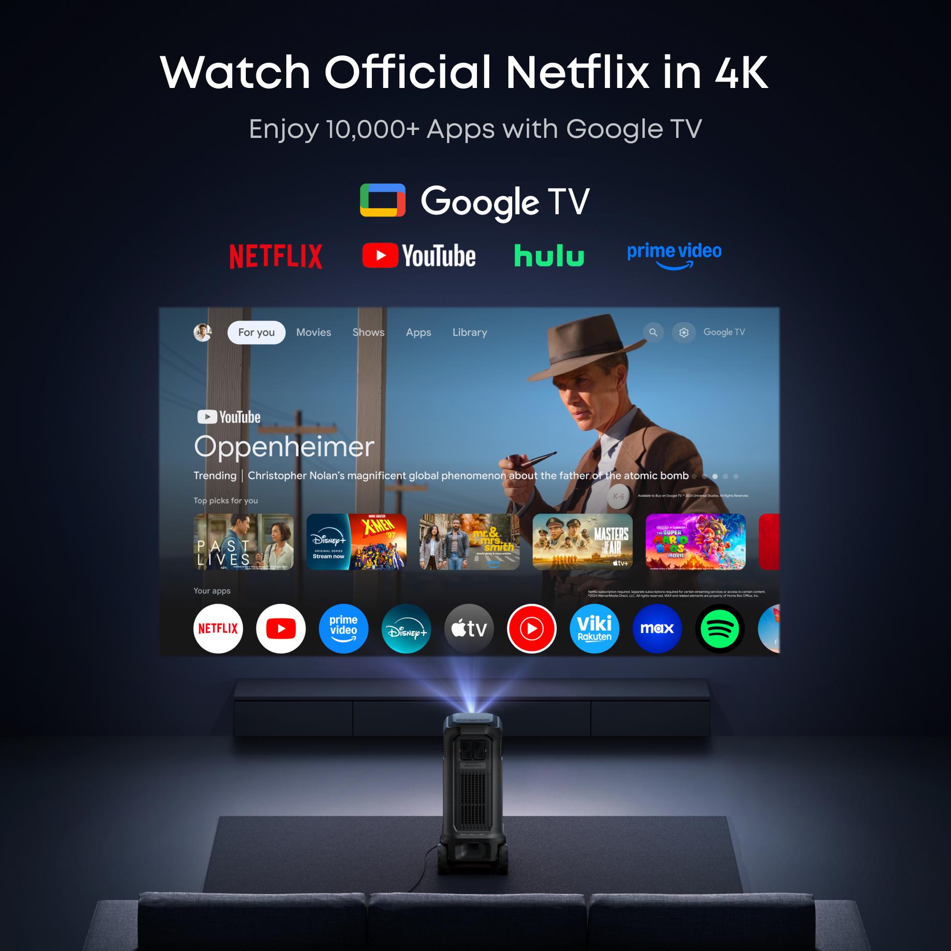soundcore Nebula X1 Pro 4K projector