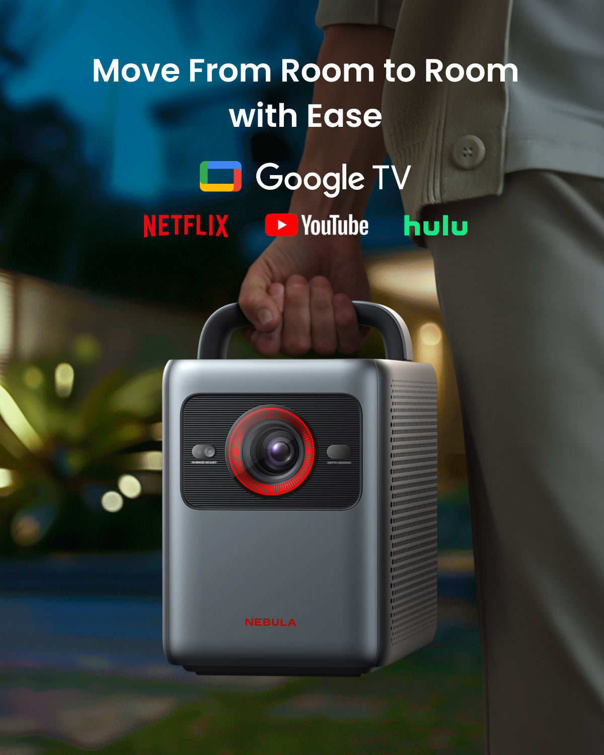 Cosmos 4K SE | Dolby Vison Projector with Google TV (Lightning Deals)