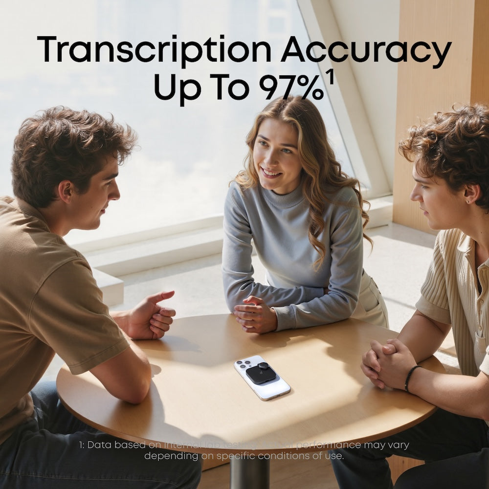 soundcore Work AI voice recorder transcription