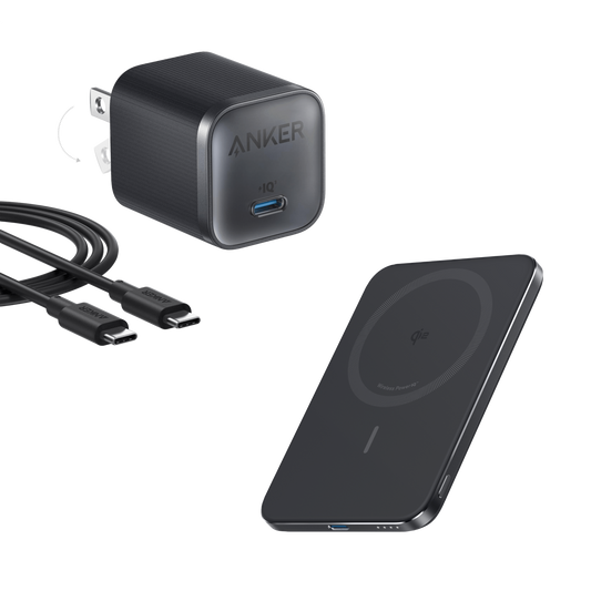 Anker Nano 5000mAh MagSafe battery pack + 45W USB charger kit