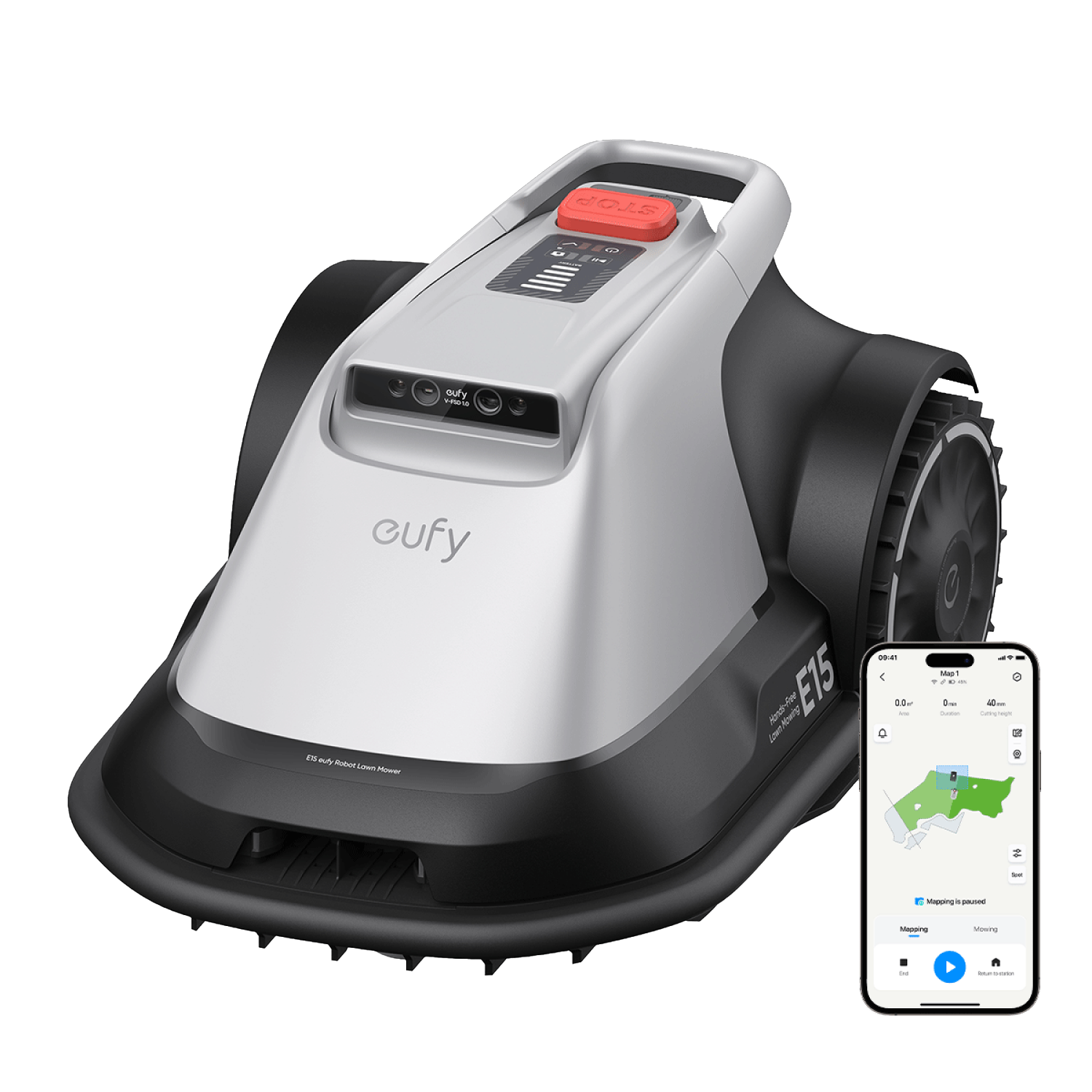 eufy E15 Robot Lawn Mower Cordless Battery Powered