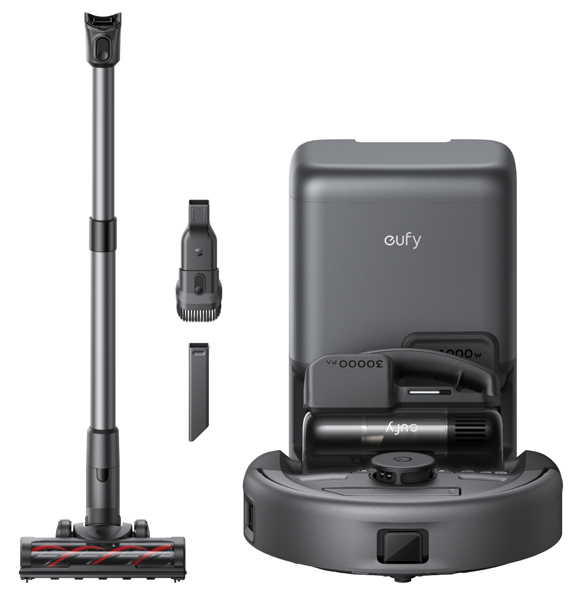 eufy Robot Vacuum 3-in-1 E20 + Accessories Kit + Wall Mounted Bracket