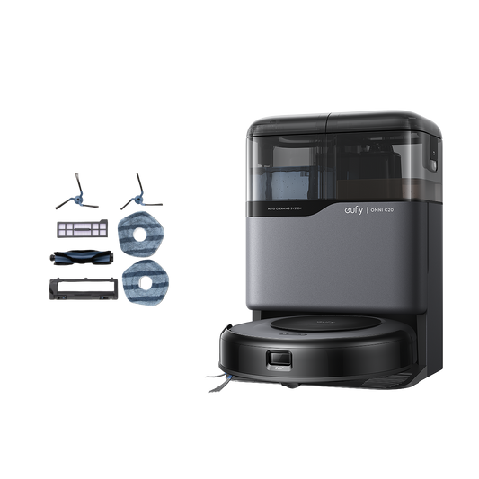 Aspirateur robot eufy Omni C20 + Kit de pièces de rechange