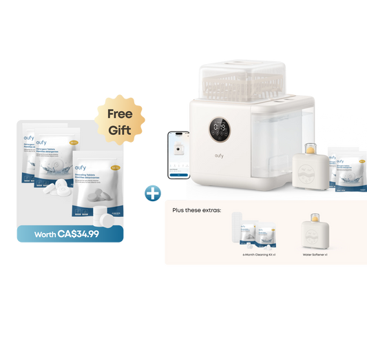 eufy Baby Bottle Washer S1 Pro + 6-Month Essential Cleaning Kit